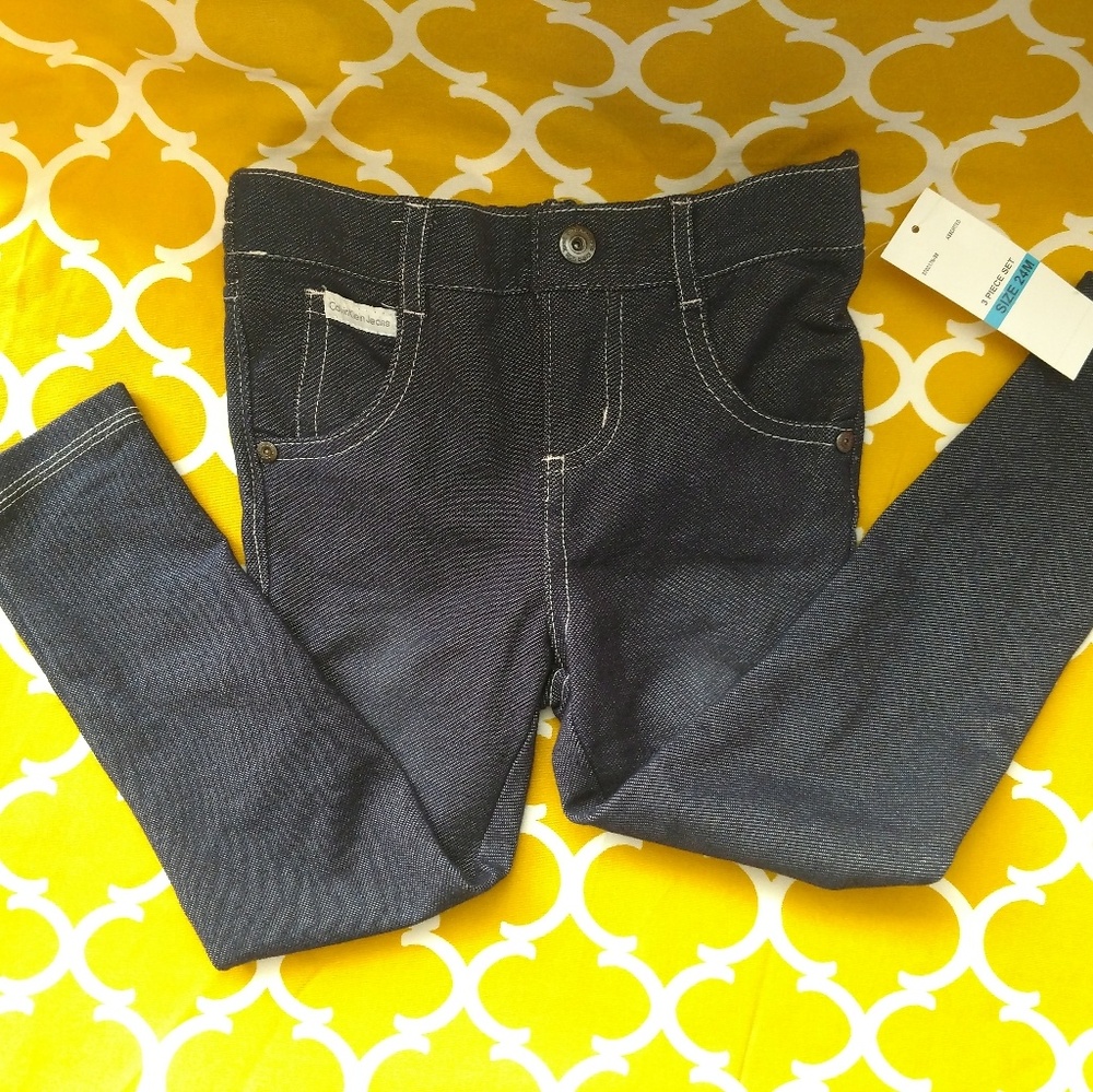 New Calvin Klein Size 24 Months Jeggings